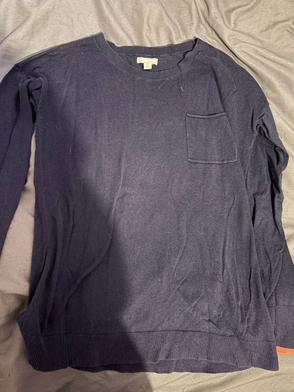 Blue XS long-sleeve sweater